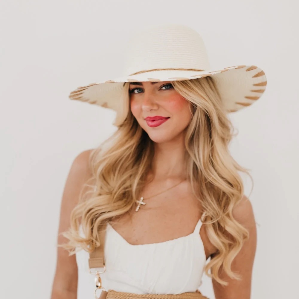 Surfs Up Straw Sun Hat - Picture 4 of 7